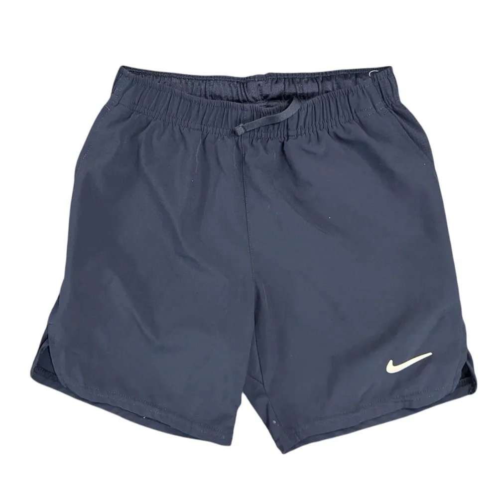 Nike Boys Navy Performance Tennis Shorts Youth Medium Dri-FIT Athletic